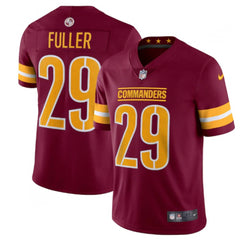Men's Washington Commanders #29 Kendall Fuller 2022 Burgundy Vapor Limited Stitched Jersey 