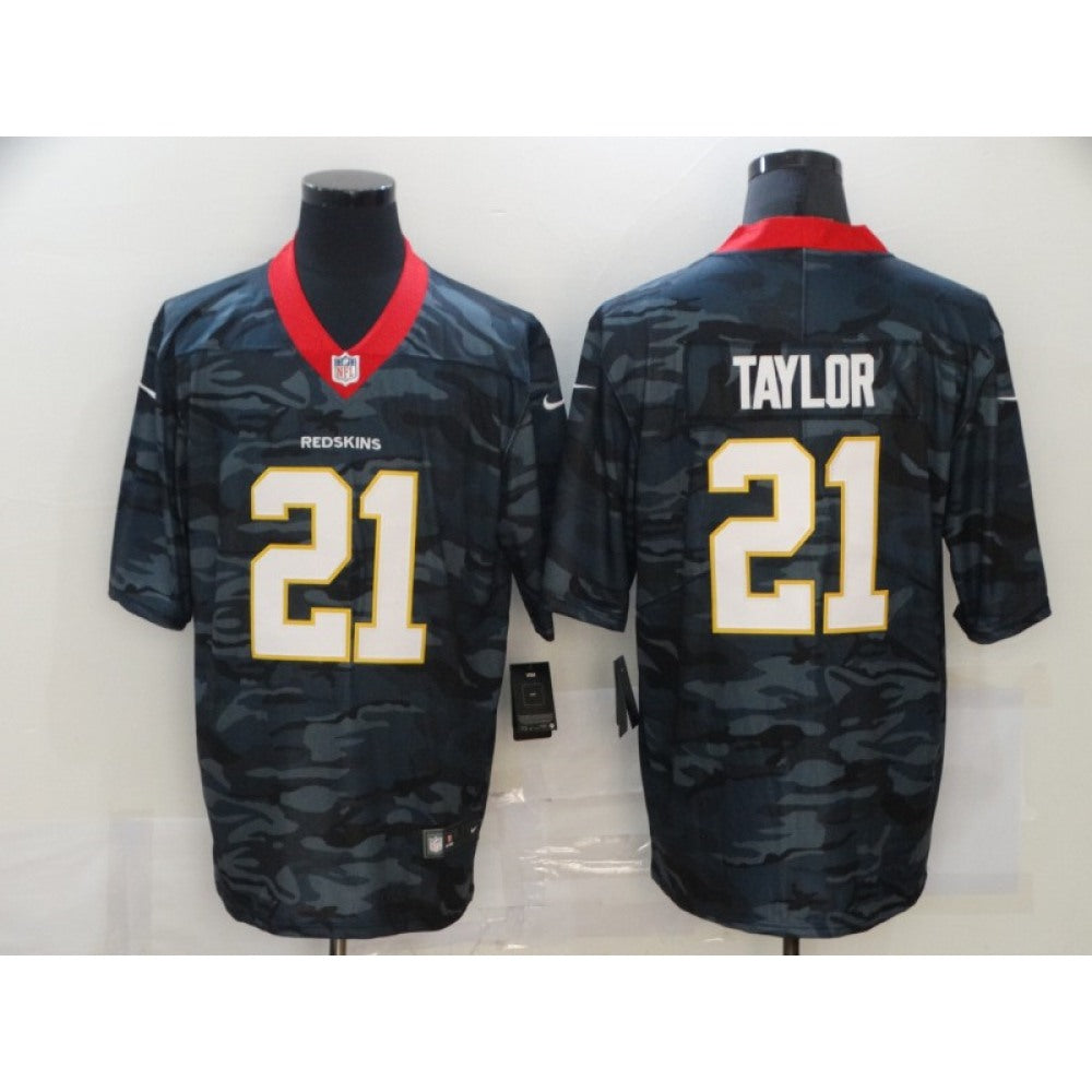 Men's Washington Football Team #21 Sean Taylor 2020 Camo Salute To Service Limited Stitched Jersey 