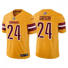 Men's Washington Commanders #24 Antonio Gibson Gold Vapor Untouchable Stitched Football Jersey 
