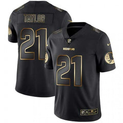 Men's Washington Redskins #21 Sean Taylor 2019 Black Gold Edition Stitched NFL Jersey 