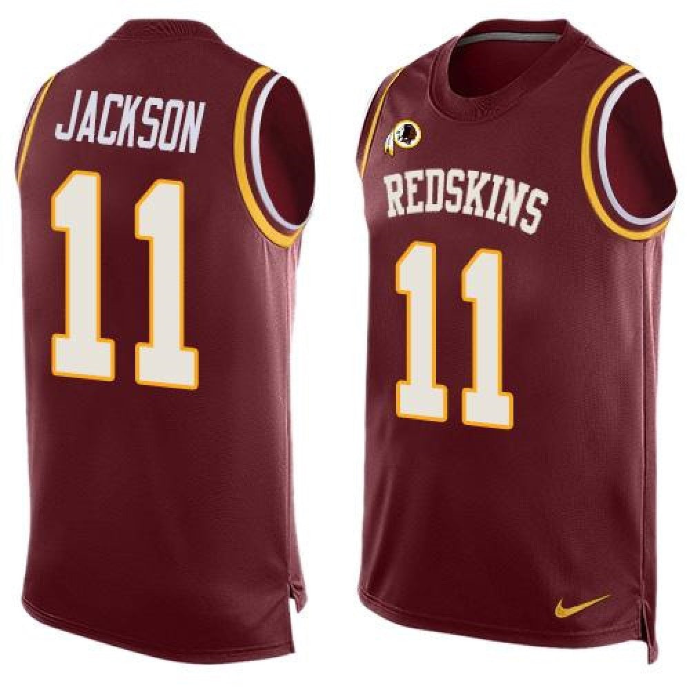 Redskins #11 DeSean Jackson Burgundy Red Team Color Men's Stitched NFL Limited Tank Top Jersey 