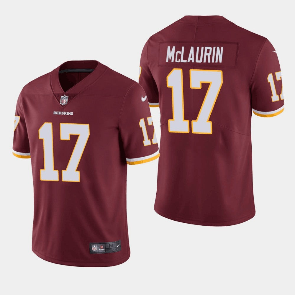 Men's Washington Redskins #17 Terry McLaurin Red Vapor Untouchable Limited NFL Stitched Jersey 