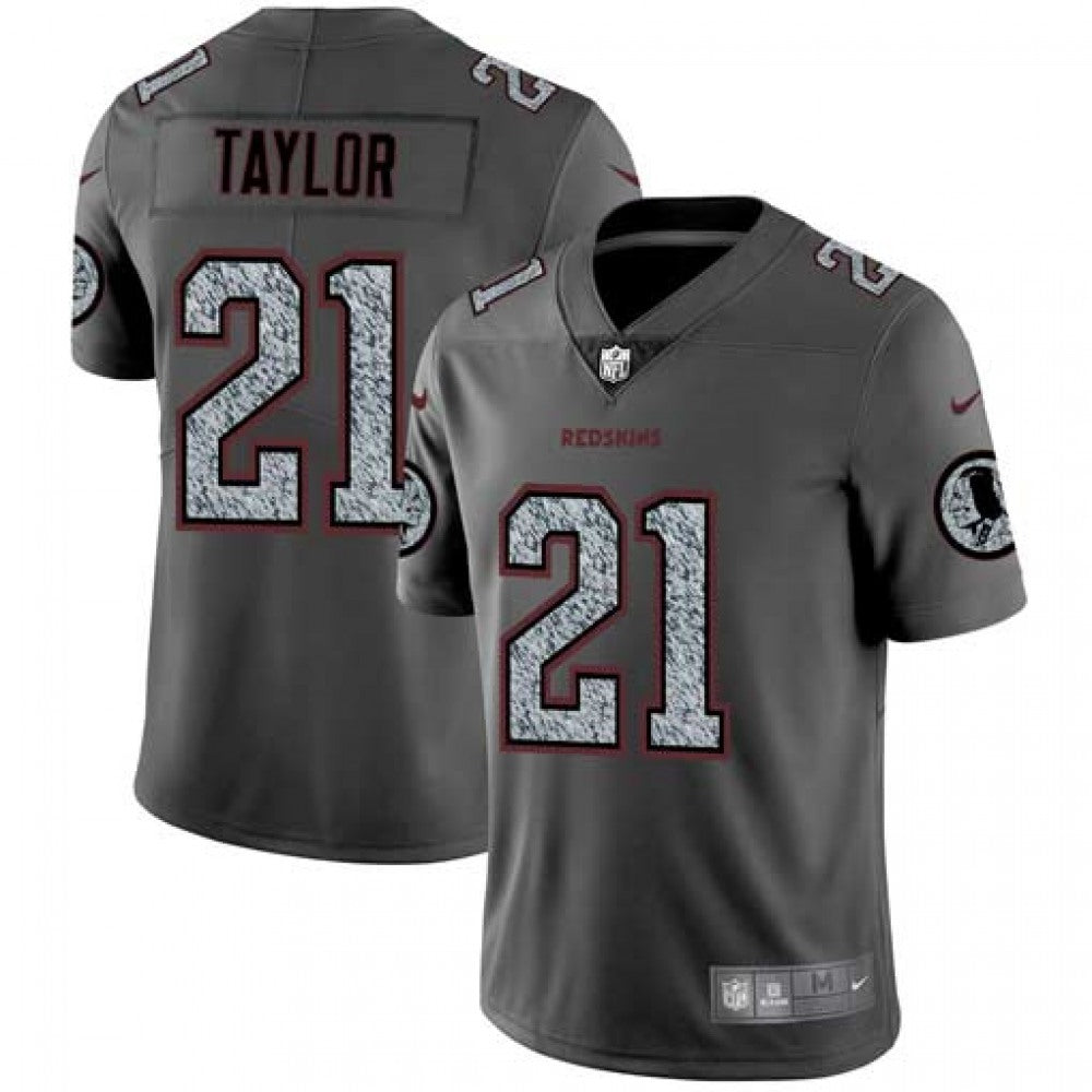 Men's Washington Redskins #21 Sean Taylor 2019 Gray Fashion Static Limited Stitched NFL Jersey 