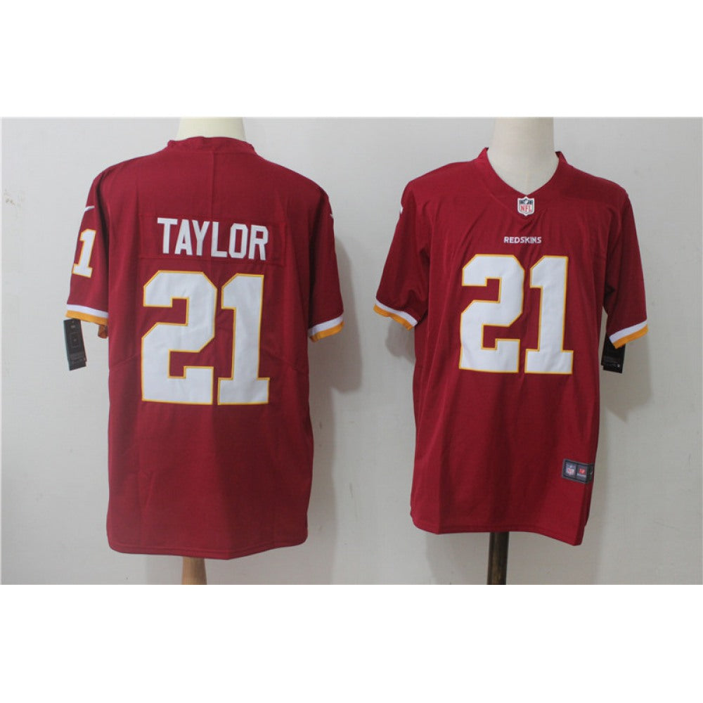 Men's Washington Redskins #21 Sean Taylor Red Stitched NFL Vapor Untouchable Limited Jersey 