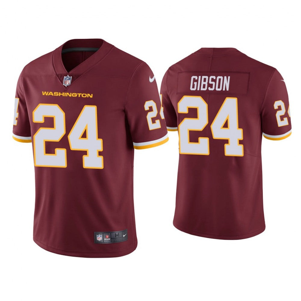 Men's Washington Football Team #24 Antonio Gibson Red Vapor Untouchable Limited Stitched Jersey 