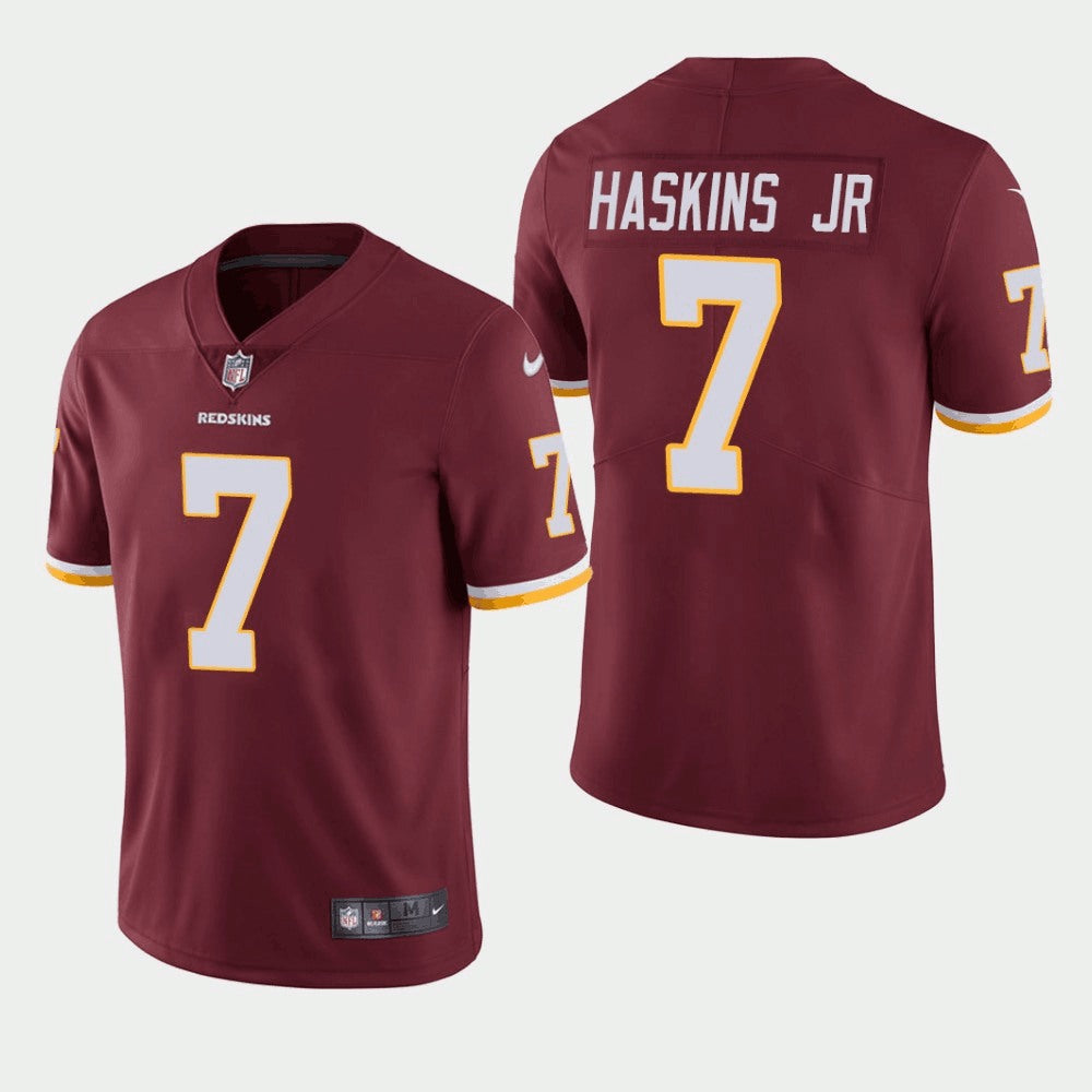 Men's Washington Redskins #7 Dwayne Haskins JR Red Vapor Untouchable Limited NFL Stitched Jersey 