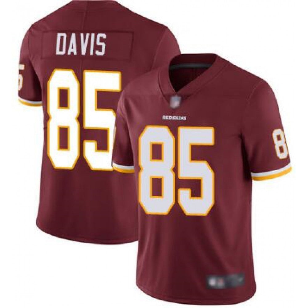 Men's Washington Redskins #85 Vernon Davis Red Vapor Untouchable Limited NFL Stitched Jersey 