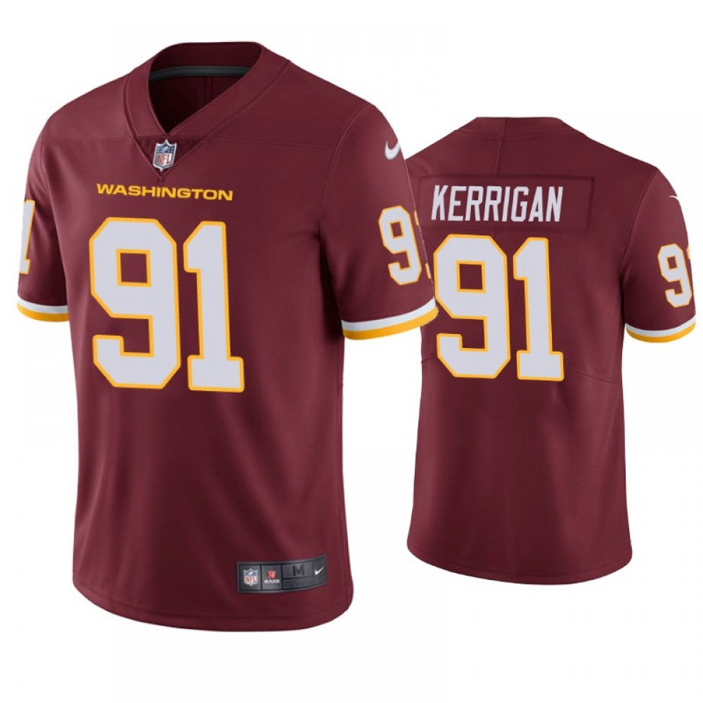Men's Washington Football Team #91 Ryan Kerrigan Red Vapor Untouchable Limited Stitched Jersey 