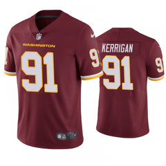 Men's Washington Football Team #91 Ryan Kerrigan Red Vapor Untouchable Limited Stitched Jersey 