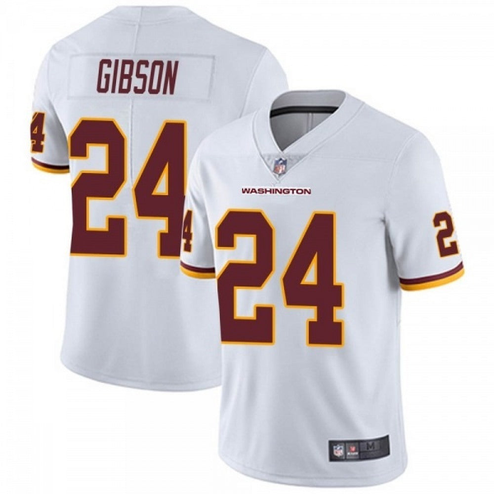 Men's Washington Football Team #24 Antonio Gibson White Vapor Untouchable Limited Stitched Jersey 