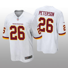 Men's Washington Football Team #26 Adrian Peterson White Vapor Untouchable Limited Stitched Jersey 