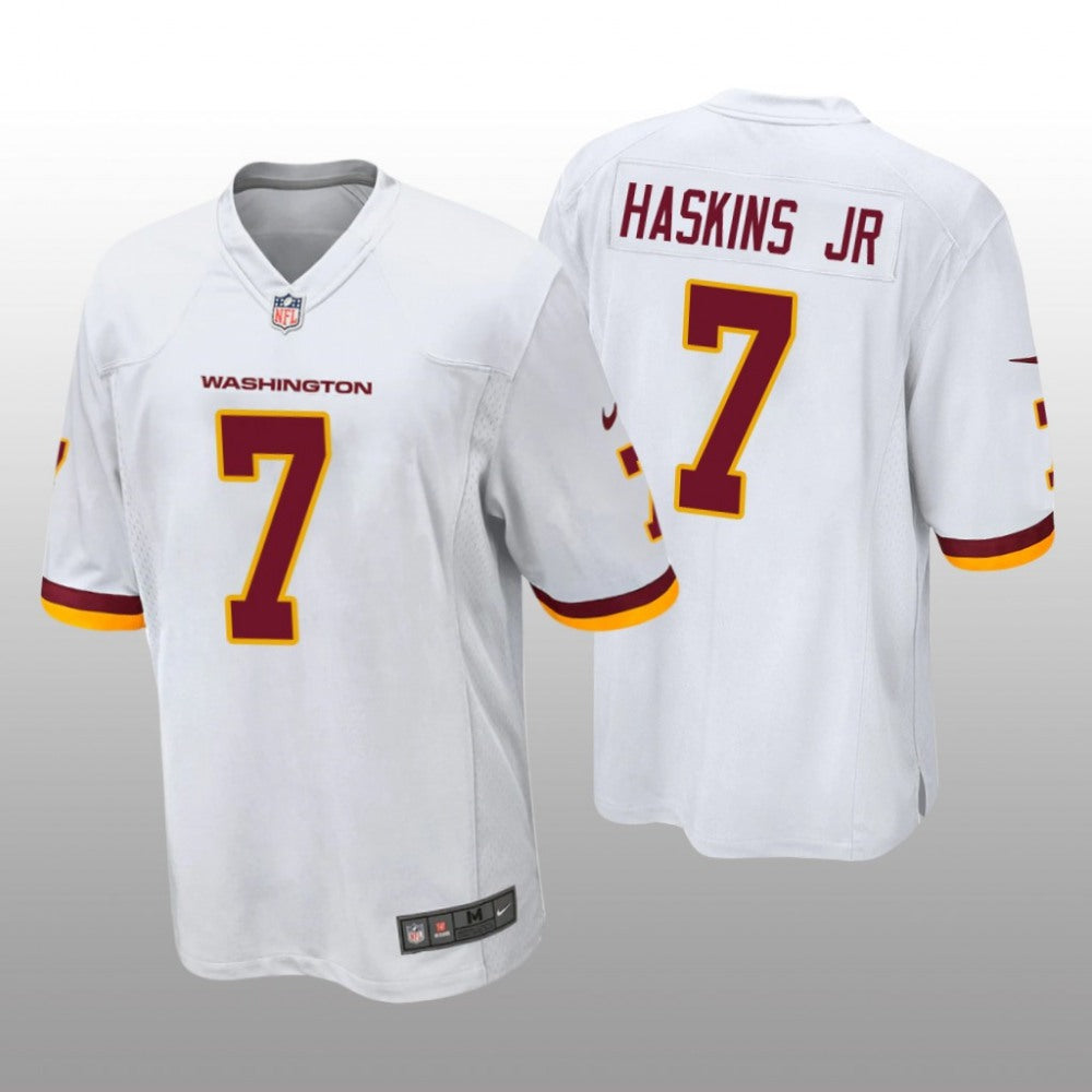Men's Washington Football Team #7 Dwayne Haskins Jr. White Vapor Untouchable Limited Stitched Jersey 