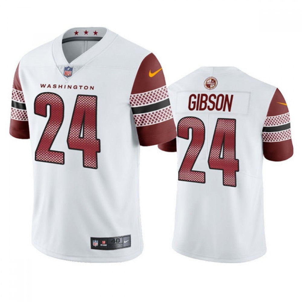 Men's Washington Commanders #24 Antonio Gibson White Vapor Untouchable Stitched Football Jersey 