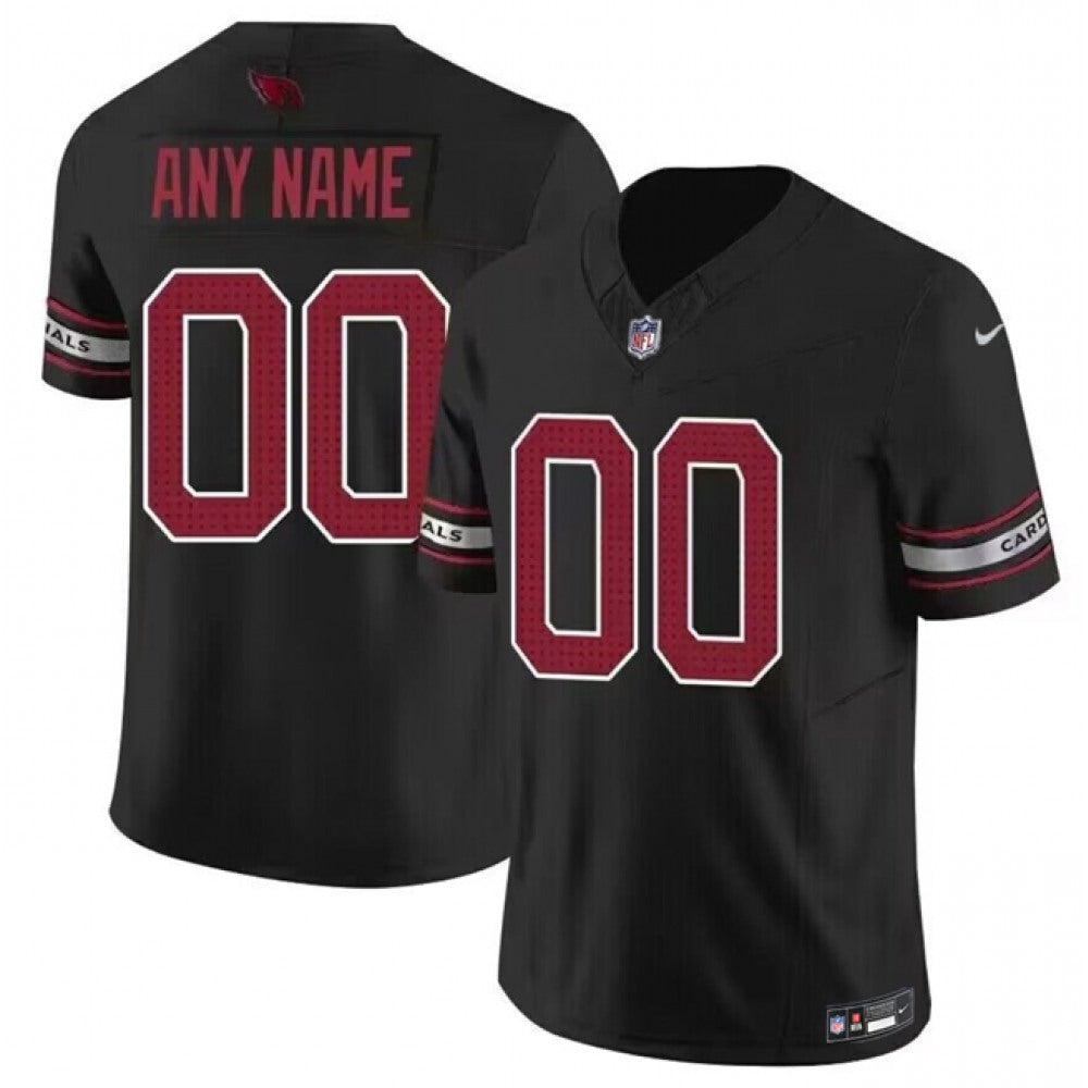 Men's Arizona Cardinals Customized Black 2023 F.U.S.E. Vapor Untouchable Limited Stitched Jersey 