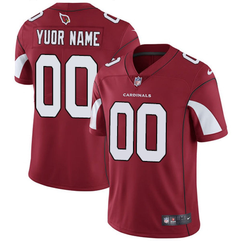 Men's Arizona Cardinals Customized Red Team Color Vapor Untouchable NFL Stitched Limited Jersey 