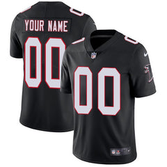 Men's Atlanta Falcons Customized Black Alternate Vapor Untouchable NFL Stitched Limited Jersey 