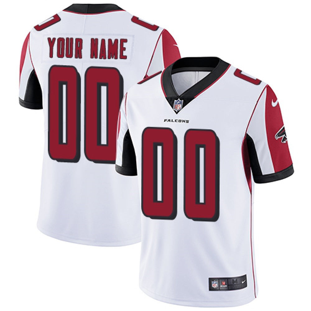 Men's Atlanta Falcons Customized White Vapor Untouchable NFL Stitched Limited Jersey 