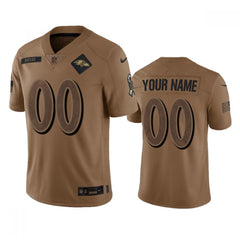 Men's Baltimore Ravens Active Player Custom 2023 Salute To Service Limited Jersey 