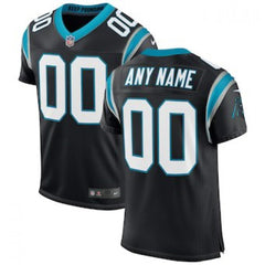 Men's Carolina Panthers Black Vapor Untouchable Custom Elite NFL Stitched Jersey 