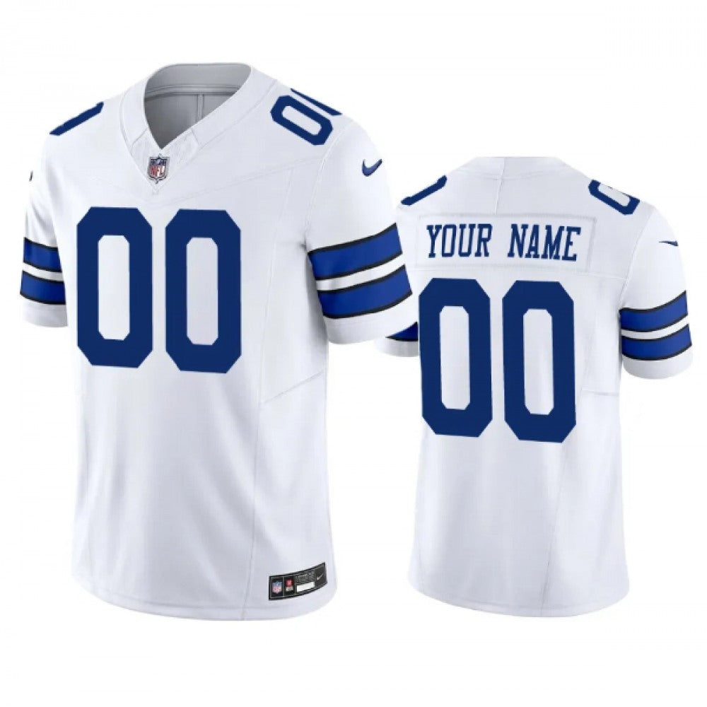 Men's Dallas Cowboys Active Player Custom White 2023 F.U.S.E. Limited Stitched Football Jersey 