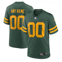 Men's Green Bay Packers ACTIVE PLAYER Custom 2021 Green Stitched Jersey 
