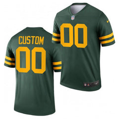 Men's Green Bay Packers ACTIVE PLAYER Custom 2021 Green Legend Stitched Jersey 