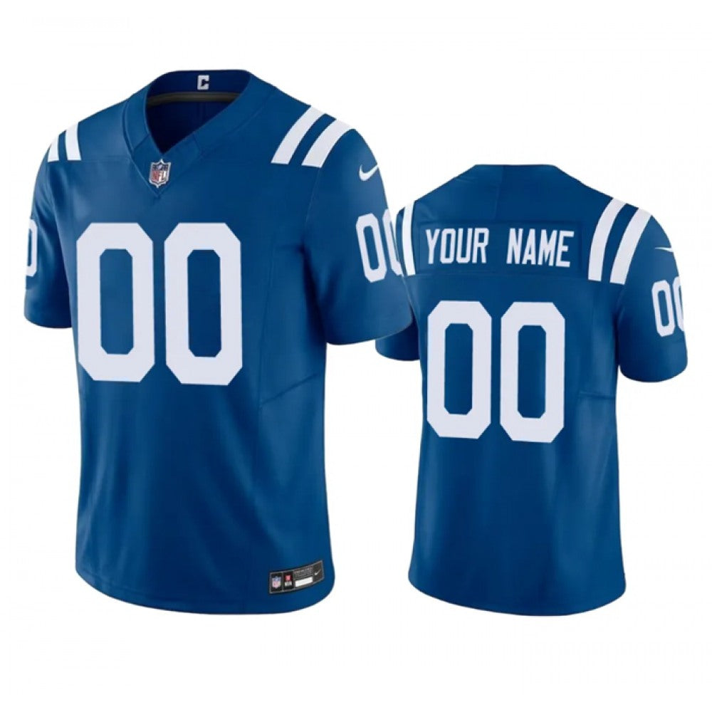 Men's Indianapolis Colts Active Player Custom Blue 2023 F.U.S.E Vapor Untouchable Stitched Football Jersey 