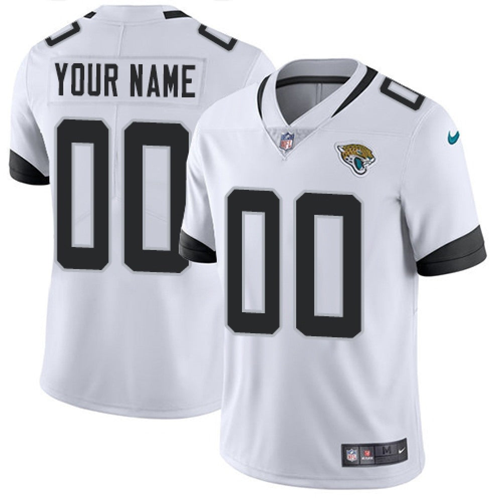 Men's Jacksonville Jaguars Customized White Vapor Untouchable NFL Stitched Limited Jersey 