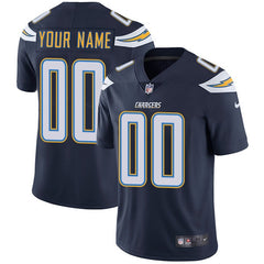 Men's Los Angeles Chargers Customized Navy Blue Team Color Vapor Untouchable NFL Stitched Limited Jersey 