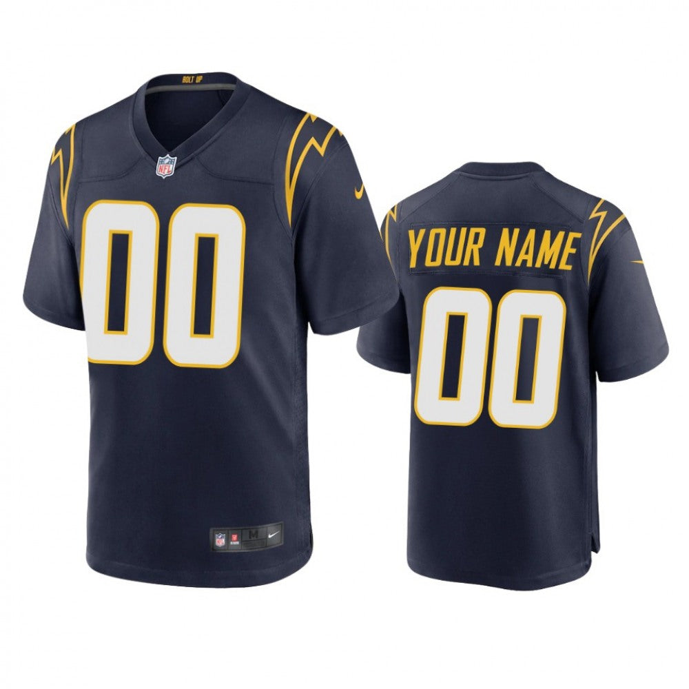 Men's Los Angeles Chargers ACTIVE PLAYER Custom New Navy Vapor Untouchable Limited Stitched NFL Jersey 