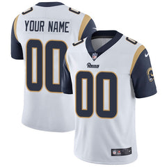 Men's Los Angeles Rams Customized White Vapor Untouchable NFL Stitched Limited Jersey 