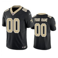 Men's New Orleans Saints Active Player Custom Black 2023 F.U.S.E. Vapor Untouchable Limited Stitched Jersey 