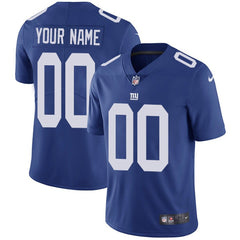 Men's New York Giants Customized Royal Blue Team Color Vapor Untouchable NFL Stitched Limited Jersey 