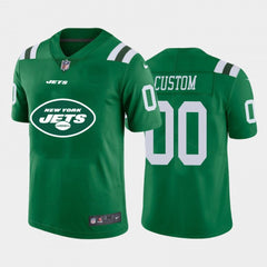 Men's New York Jets Customized Black 2020 Team Big Logo Stitched Limited Jersey 