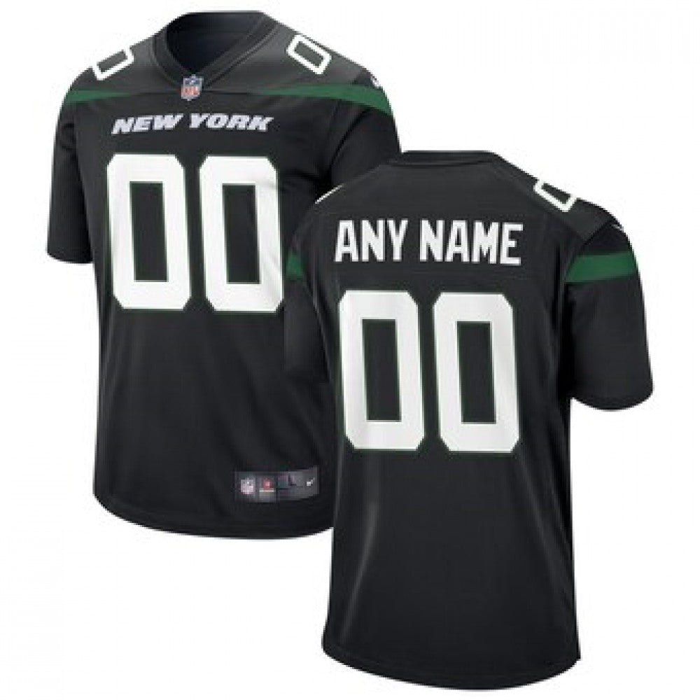 Men's New York Jets Customized 2019 Black Vapor Untouchable NFL Stitched Limited Jersey 