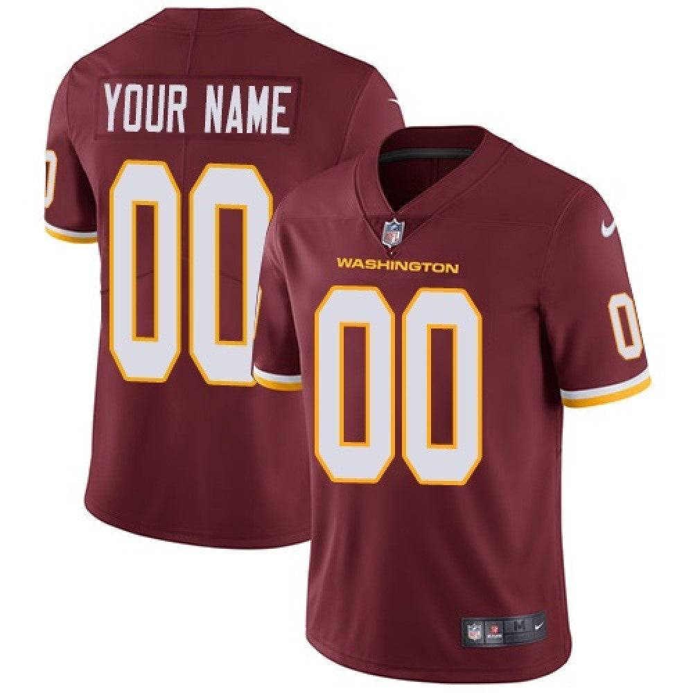 Men's Men's Washington Football Team ACTIVE PLAYER Custom Red Vapor Untouchable Limited Stitched NFL Jersey 