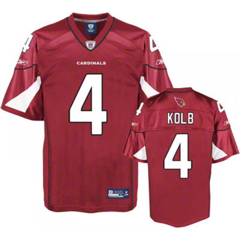 Cardinals #4 Kevin Kolb Red Stitched Youth NFL Jersey 