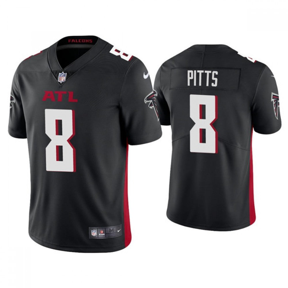Youth Atlanta Falcons #8 Kyle Pitts Black Vapor Untouchable Limited Stitched Jersey 