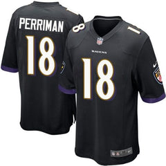 Ravens #18 Breshad Perriman Black Alternate Youth Stitched NFL New Elite Jersey 