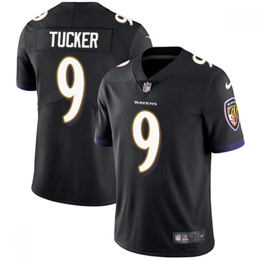 Youth Baltimore Ravens #9 Justin Tucker Black Vapor Untouchable Limited Stitched Jersey 