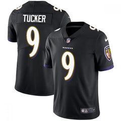 Youth Baltimore Ravens #9 Justin Tucker Black Vapor Untouchable Limited Stitched Jersey 