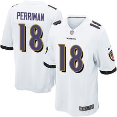 Ravens #18 Breshad Perriman White Youth Stitched NFL New Elite Jersey 