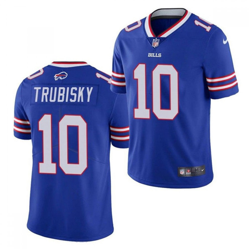 Youth Buffalo Bills #10 Mitchell Trubisky Blue Vapor Untouchable Limited Stitched Jersey 