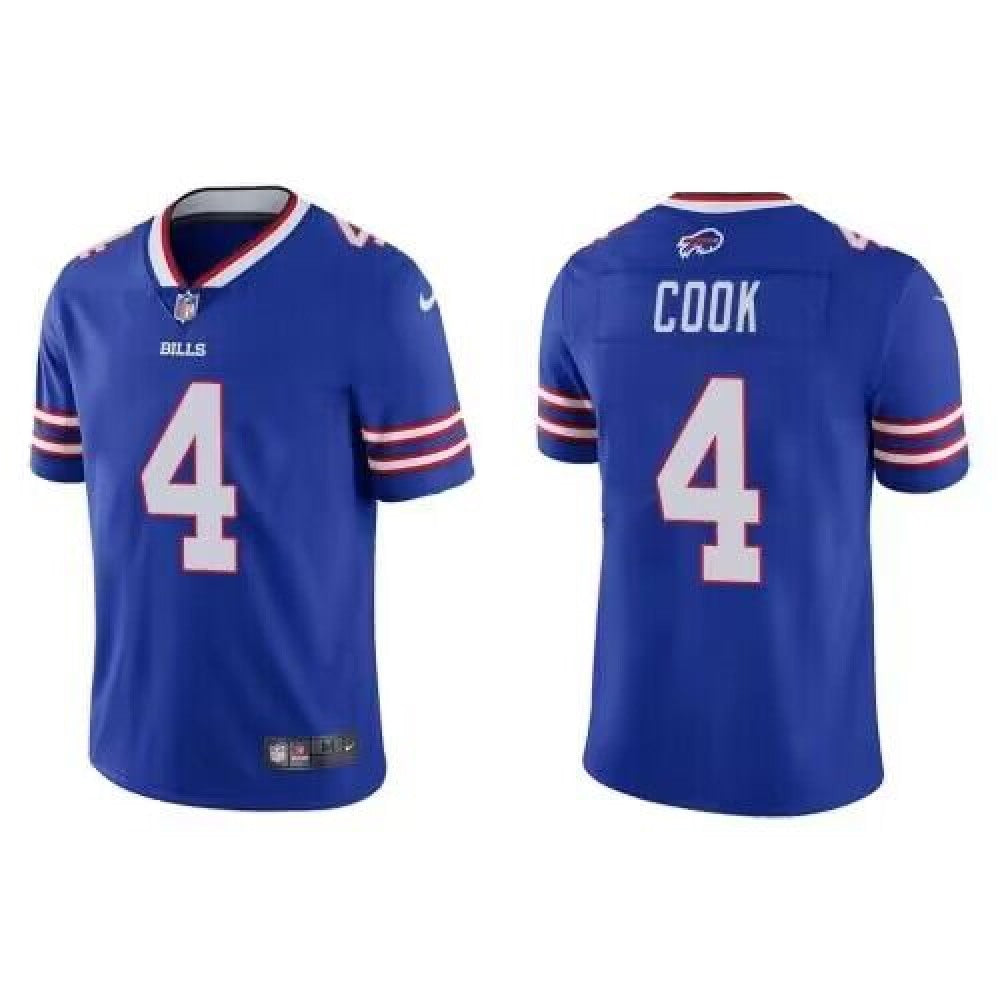 Youth Buffalo Bills #4 James Cook Blue Vapor Untouchable Limited Stitched Jersey 