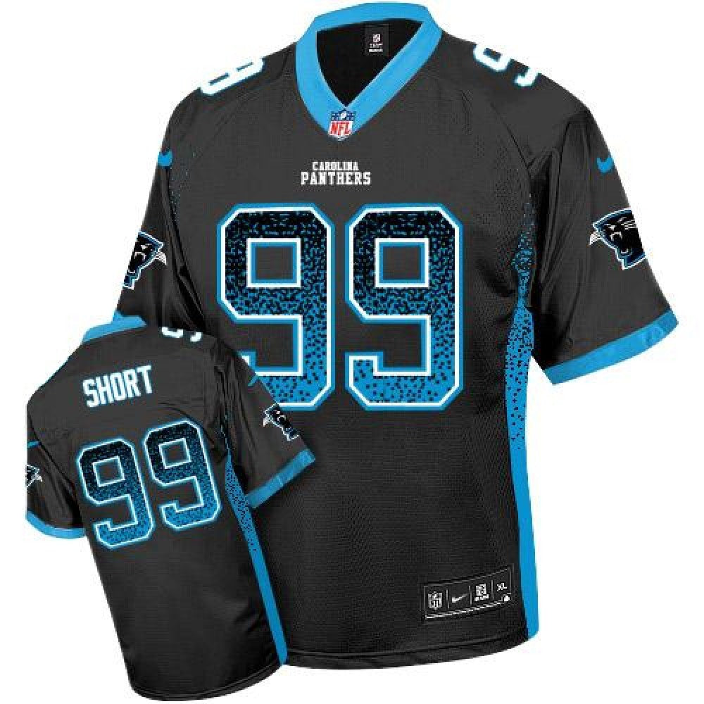 Panthers #99 Kawann Short Black Team Color Youth Stitched NFL Elite Drift Fashion Jersey 