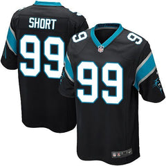 Panthers #99 Kawann Short Black Team Color Youth Stitched NFL Elite Jersey 
