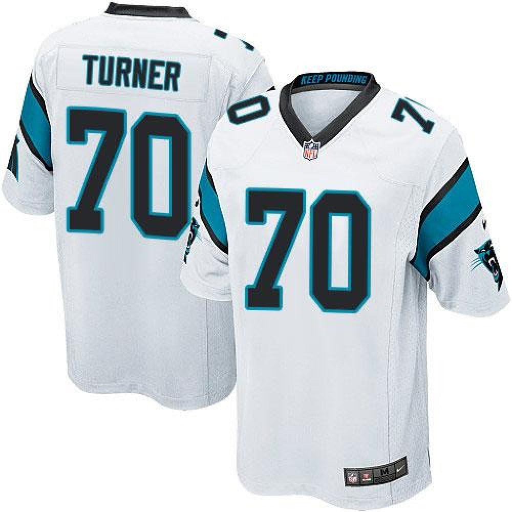 Panthers #70 Trai Turner White Youth Stitched NFL Elite Jersey 