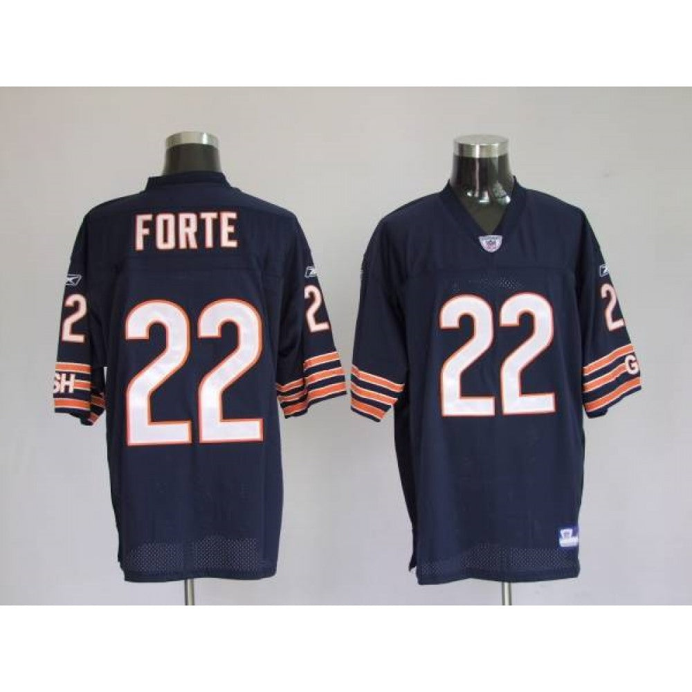 Bears #22 Matt Forte Blue Stitched Youth NFL Jersey 
