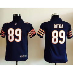 Bears #89 Mike Ditka Navy Blue Team Color Youth Stitched NFL Elite Jersey 