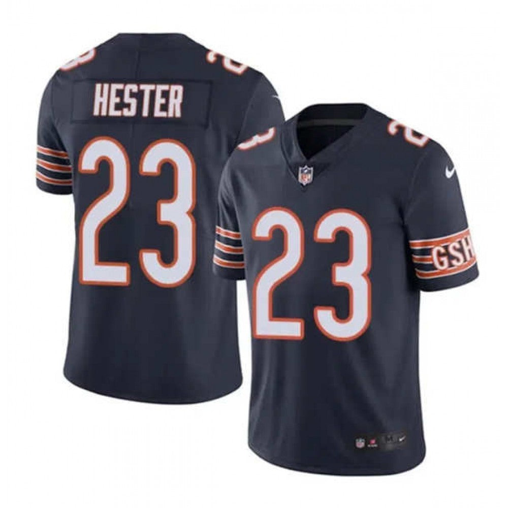 Youth Chicago Bears #23 Devin Hester Navy 2021 NFL Draft Vapor Untouchable Limited Stitched Jersey 
